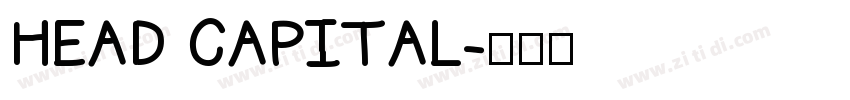 HEAD CAPITAL字体转换